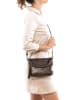 Anna Morellini Leder-Umhängetasche "Beverly" in Bronze - (B)22 x (H)18 x (T)2 cm