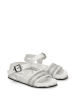 Liu Jo Sandalen zilverkleurig/wit