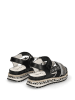 Liu Jo Sandalen in Silber/ Schwarz