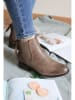 Foreverfolie Chelseaboots lichtbruin