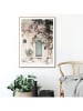 Orangewallz Druk artystyczny "Floral Facade" w ramce - 50 x 70 cm