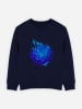 WOOOP Bluza "Sea Flower" w kolorze granatowym