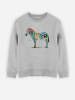 WOOOP Sweatshirt "Fresh Paint" in Grau
