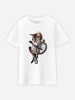 WOOOP Shirt "BMX Cat" in Weiß