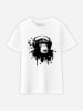 WOOOP Shirt "Creative Monkey" in Weiß