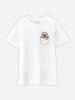 WOOOP Koszulka "Pocket Sloth" w kolorze białym