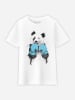 WOOOP Koszulka "The Winner Panda" w kolorze białym