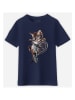 WOOOP Shirt "BMX cat" donkerblauw