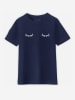 WOOOP Shirt "Eyes closed" in Dunkelblau