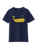 WOOOP Shirt "Peace whale" in Dunkelblau