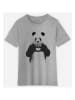 WOOOP Shirt "Love panda" grijs