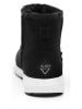 ISLAND BOOT Leder-Winterboots "Spotty" in Schwarz