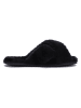 ISLAND BOOT Pantoffels "Fluffy" zwart