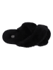 ISLAND BOOT Pantoffels "Fluffy" zwart