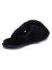 ISLAND BOOT Hausschuhe "Fluffy" in Schwarz