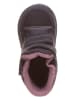 Richter Shoes Zimowe botki w kolorze granatowo-jasnoróżowym