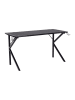 AC Design Gamer-Tisch "Ninja" in Schwarz - (B)140 x (H)75 x (T)60 cm