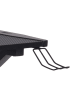 AC Design Gamer-Tisch "Ninja" in Schwarz - (B)140 x (H)75 x (T)60 cm