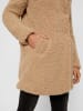 Noisy may Płaszcz pluszowy "Gabi" w kolorze jasnobrązowym