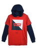 Levi's Kids Bluza w kolorze granatowo-czerwonym