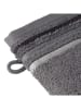 Schiesser 5er-Set: Waschhandschuhe "Skyline" in Anthrazit