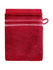 Schiesser 5er-Set: Waschhandschuhe "Skyline" in Rot