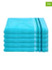 Schiesser 5-delige set: gastendoeken "Skyline" turquoise