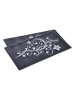 Chefware 2-delige set: fornuisafdekplaten zwart - (L)52 x (B)30 cm