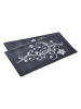 Profiline 2-delige set: fornuisafdekplaten zwart - (L)52 x (B)30 cm