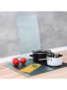 Chefware 2-delige set: fornuisafdekplaten transparant - (L)52 x (B)30 cm