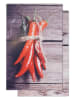 Chefware 2er-Set: Herdabdeckplatten in Braun/ Rot - (L)52 x (B)30 cm