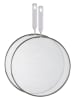 Chefware 2er-Set: Edelstahl-Spritzschutzdeckel