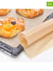 Chefware Folie (3 szt.) w kolorze jasnobrązowym do pieczenia - 40 x 33 cm