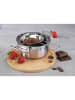 Chefware Roestvrijstalen smeltschaal - (B)24 x (H)6 x (D)14 cm