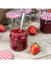 Chefware 2er-Set: Einmachgläser in Transparent/ Rot - 2x 6 Stück