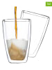 Chefware 4-delige set: latte-macchiatoglazen transparant - 400 ml