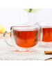 Profiline 4er-Set: Teetassen in Transparent - 250 ml