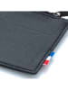 APOCOPE Leren portemonnee zwart - (B)10,7 x (H)7,6 x (D)0,30 cm