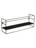 Lifa Living Wandmeubel "Toledo" zwart - (B)56 x (H)21 x (D)14 cm