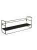 Lifa Living Wandmeubel "Toledo" zwart - (B)56 x (H)21 x (D)14 cm