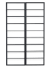 Lifa Living Weinregal "Luc" in Schwarz - (B)30 x (H)99,5 x (T)9,5 cm