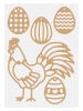 folia PAPER Transparante plaatjes "Lente" meerkleurig - 11 stuks