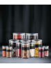bodum 2-delige set: voorraadglazen "Presso" transparant/zwart - 2 l