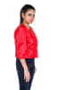 Isaco und Kawa Lederjacke in Rot