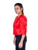 Isaco und Kawa Lederjacke in Rot