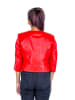 Isaco und Kawa Lederjacke in Rot