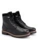 TRAVELIN' Leren boots "Langesund" zwart