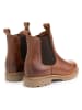 TRAVELIN' Leren chelseaboots "Rosseland" lichtbruin