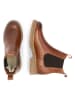 TRAVELIN' Leder-Chelsa-Boots "Rosseland" in Hellbraun
