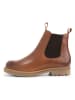 TRAVELIN' Leder-Chelsa-Boots "Rosseland" in Hellbraun